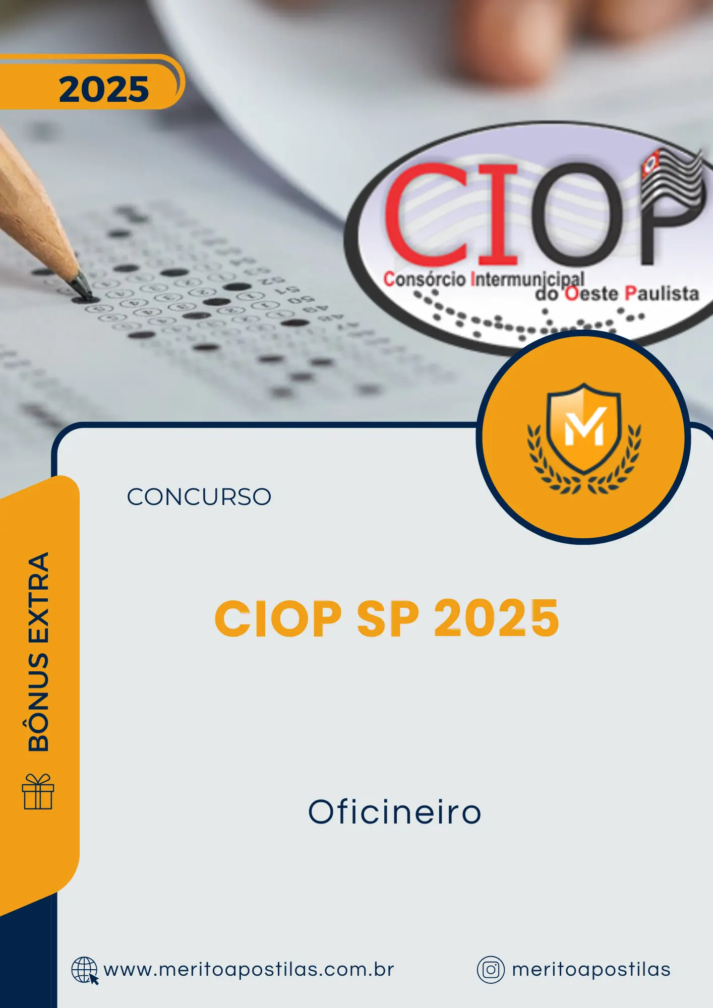 Apostila Oficineiro Concurso CIOP SP 2025