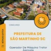 Apostila Operador De Máquina Trator Agrícola Prefeitura de São Martinho SC 2025