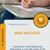 Apostila Operador De Máquinas Pesadas II Construção Civil Processo Seletivo MGS MG 2025