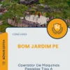 Apostila Operador De Maquinas Pesadas Tipo A Concurso Bom Jardim PE 2025