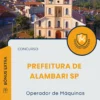 Apostila Operador de Máquinas Prefeitura de Alambari SP 2025