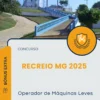 Apostila Operador de Máquinas Leves Concurso Recreio MG 2025