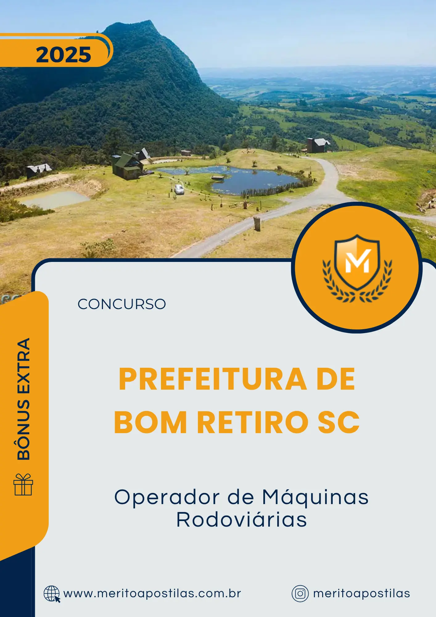 Apostila Operador de Máquinas Rodoviárias Prefeitura de Bom Retiro SC 2025