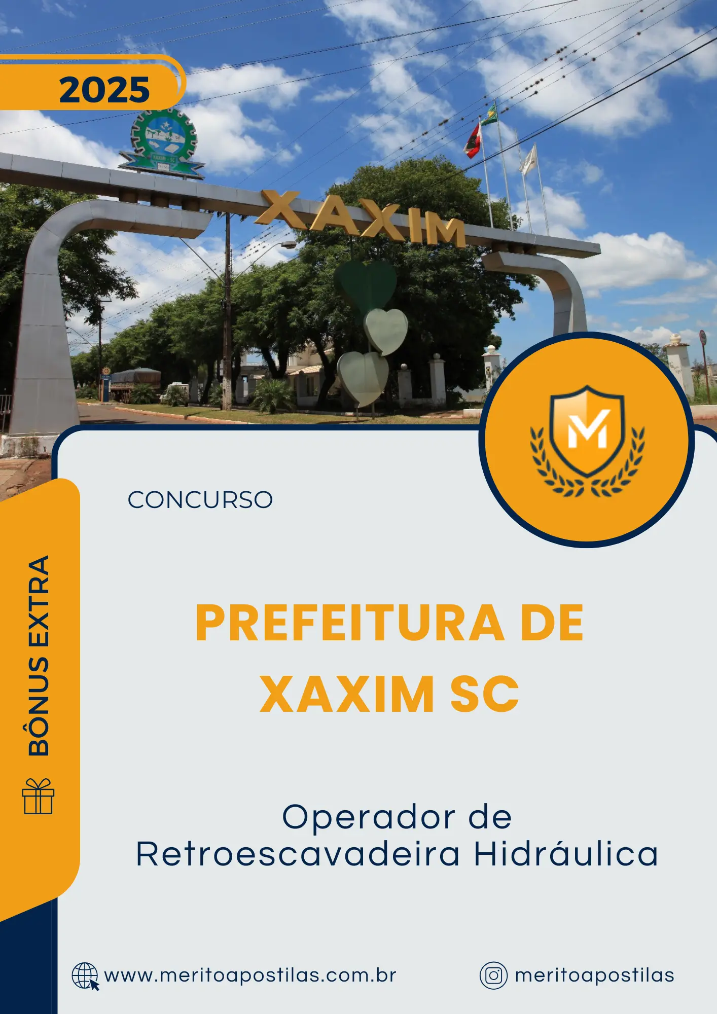 Apostila Operador de Retroescavadeira Hidráulica Prefeitura de Xaxim SC 2025
