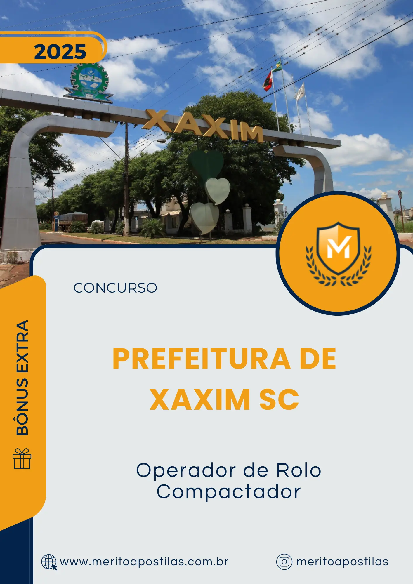 Apostila Operador De Rolo Compactador Prefeitura de Xaxim SC 2025