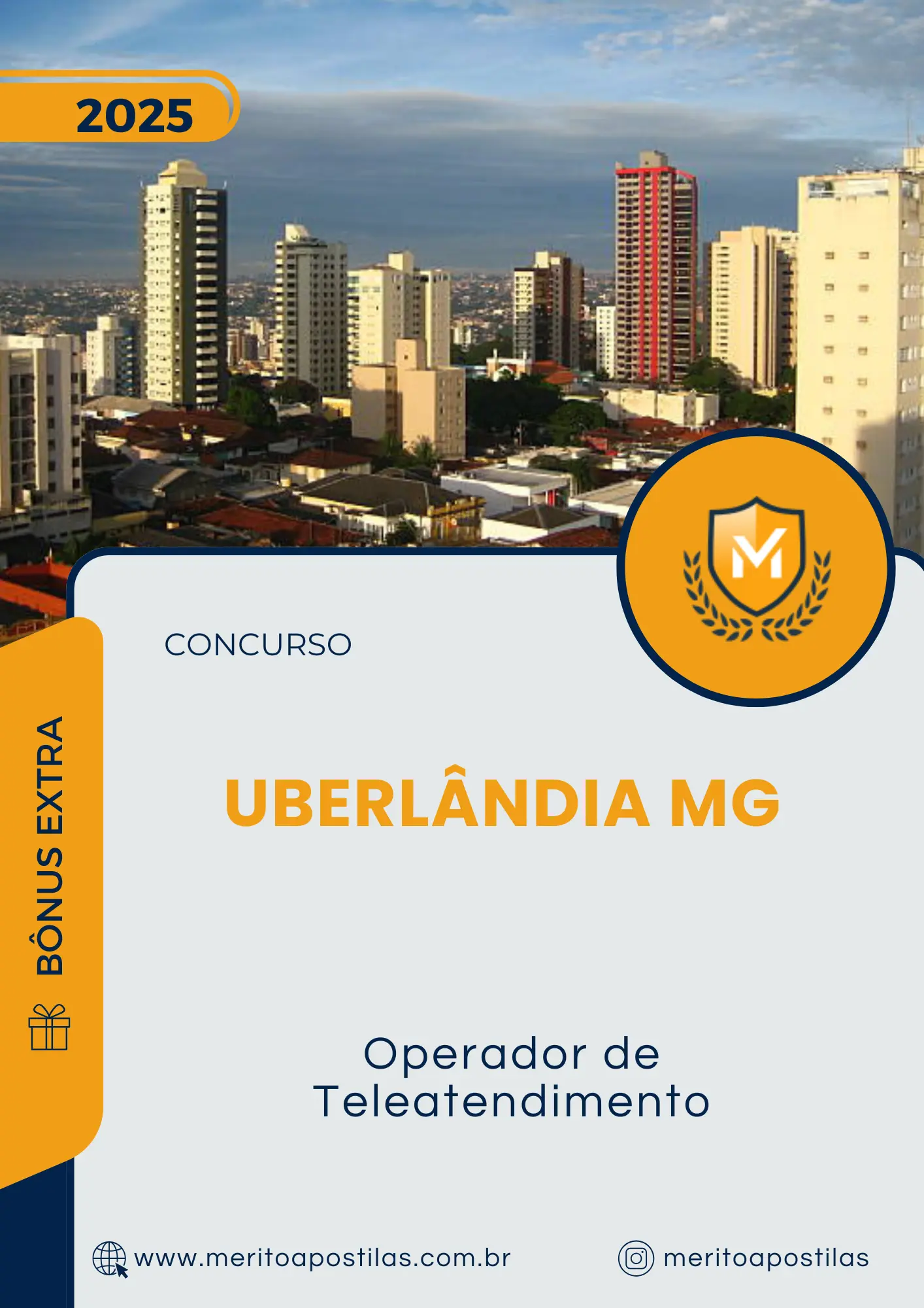 Apostila Operador de Teleatendimento Concurso Uberlândia MG 2025