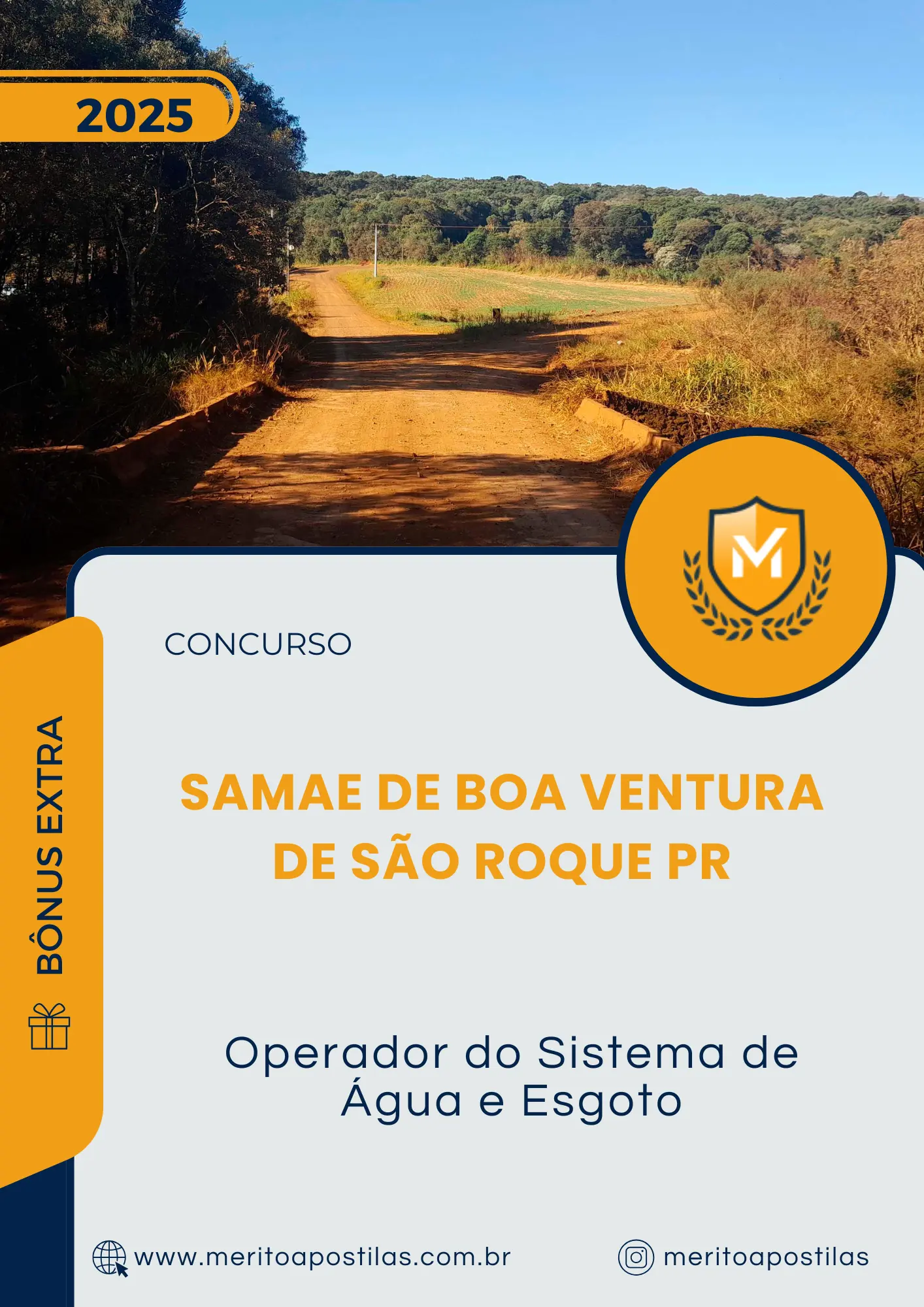 Apostila Operador do Sistema de Água e Esgoto Concurso SAMAE de Boa Ventura de São Roque PR 2025