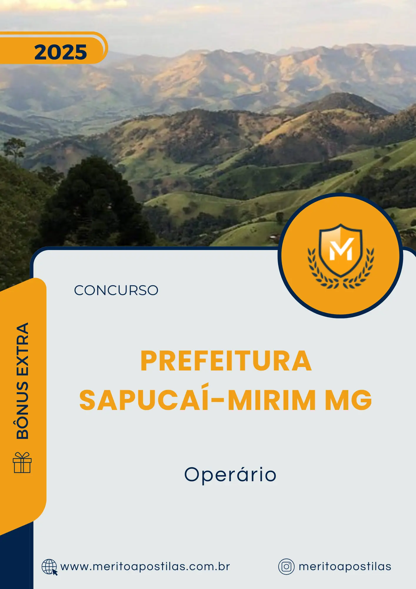 Apostila Operário Prefeitura Sapucaí Mirim MG 2025