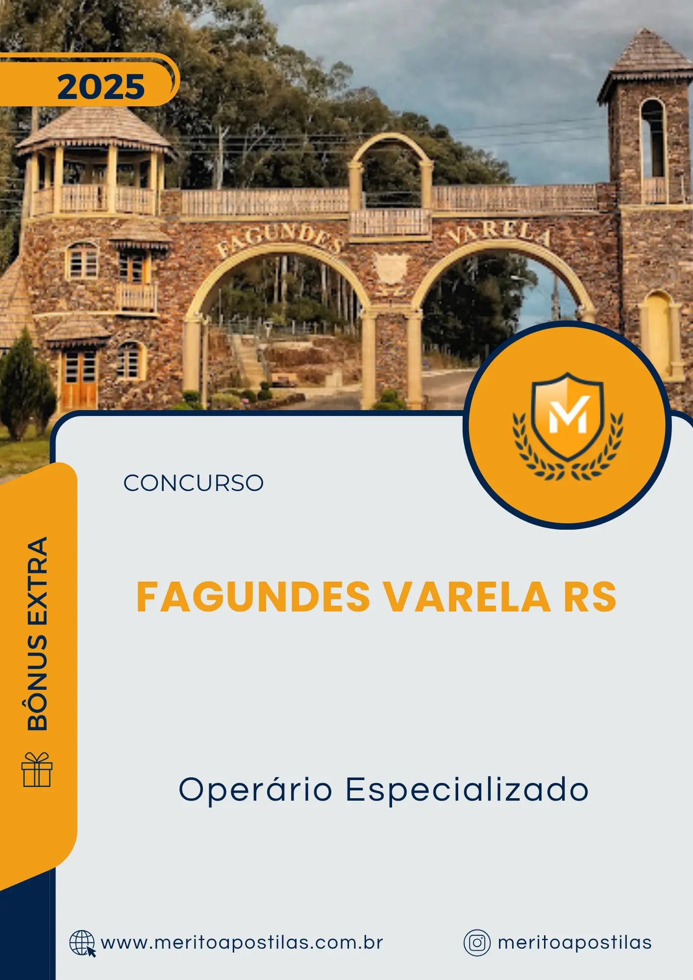 Apostila Operário Especializado Concurso Fagundes Varela RS 2025