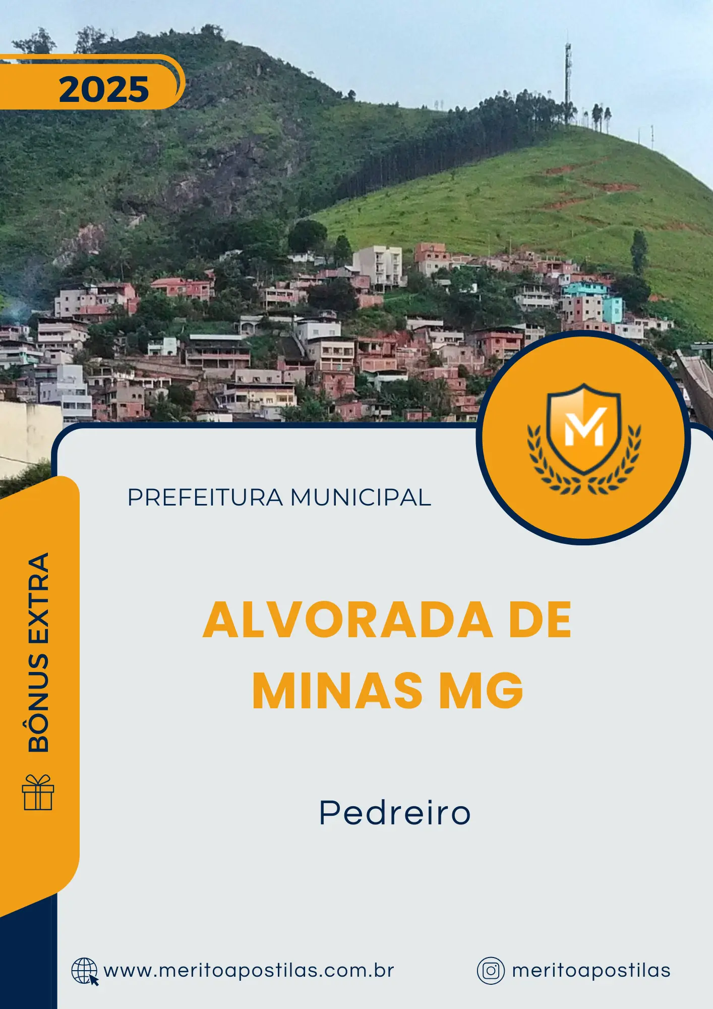 Apostila Pedreiro Prefeitura de Alvorada de Minas MG 2025