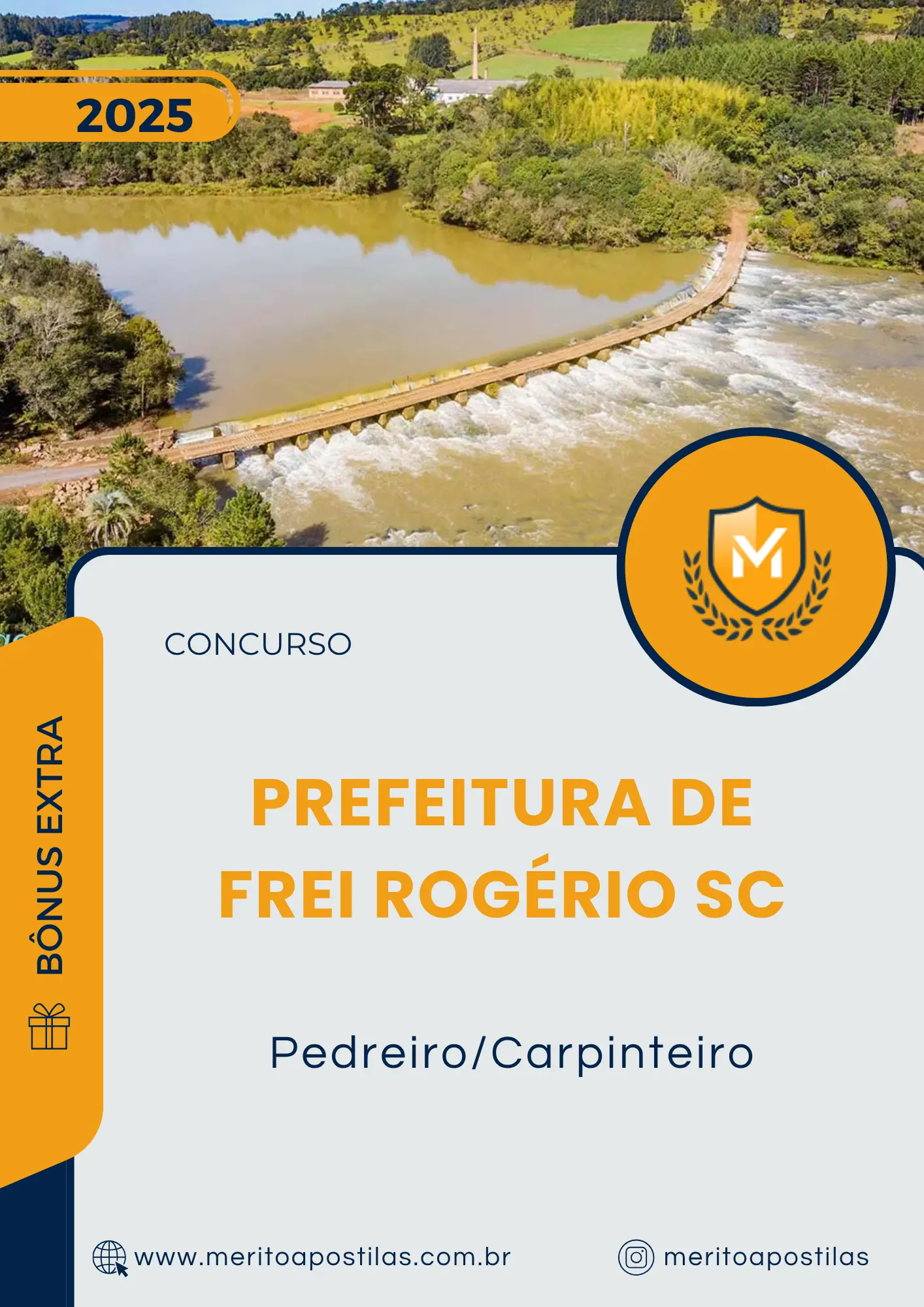 Apostila Pedreiro Carpinteiro Prefeitura de Frei Rogério SC 2025