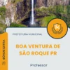 Apostila Professor Prefeitura de Boa Ventura de São Roque PR 2025