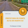 Apostila Professor Artes Prefeitura de Ponte Alta do Norte SC 2025