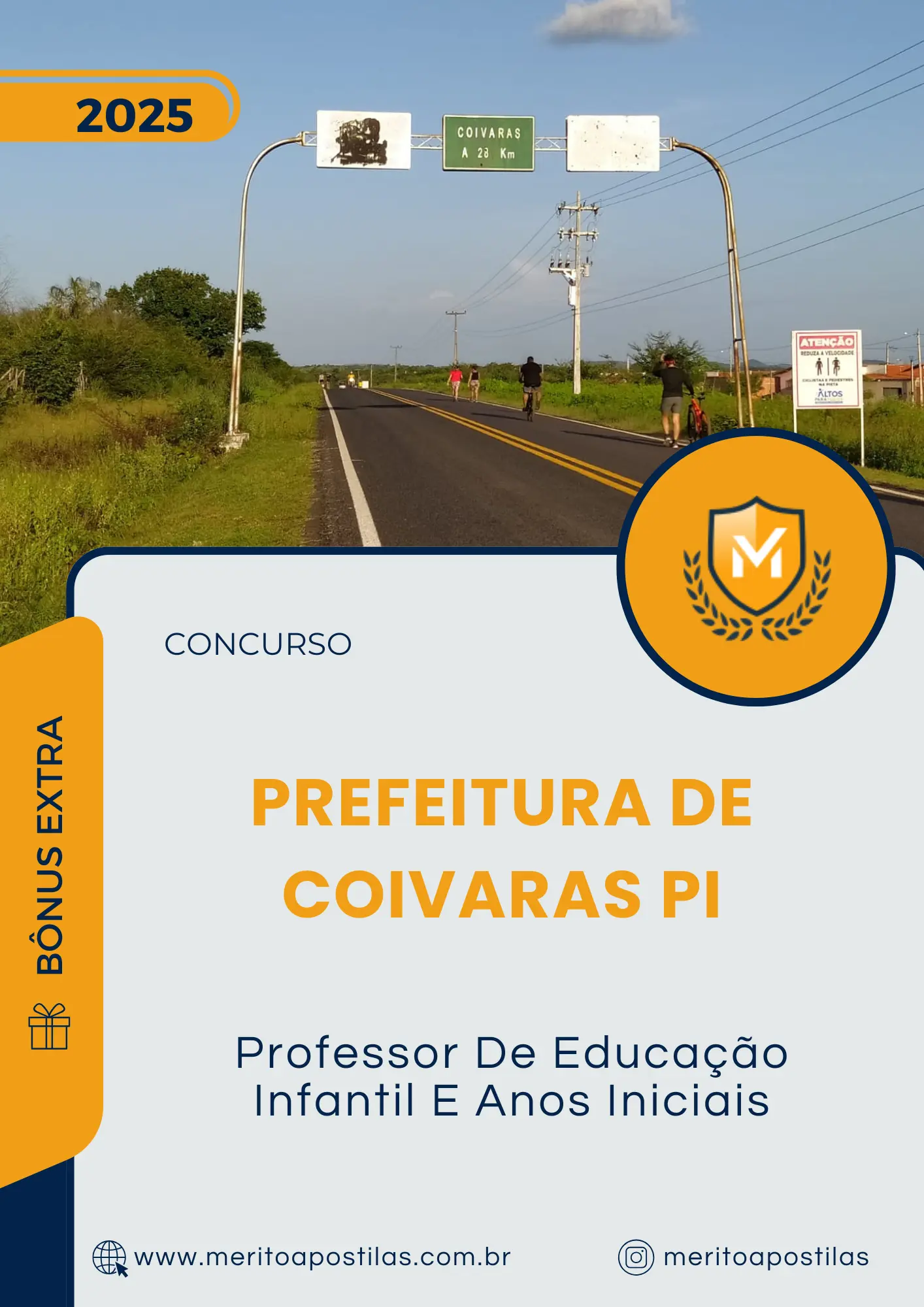 Apostila Professor De Educação Infantil E Anos Iniciais Prefeitura de Coivaras PI 2025