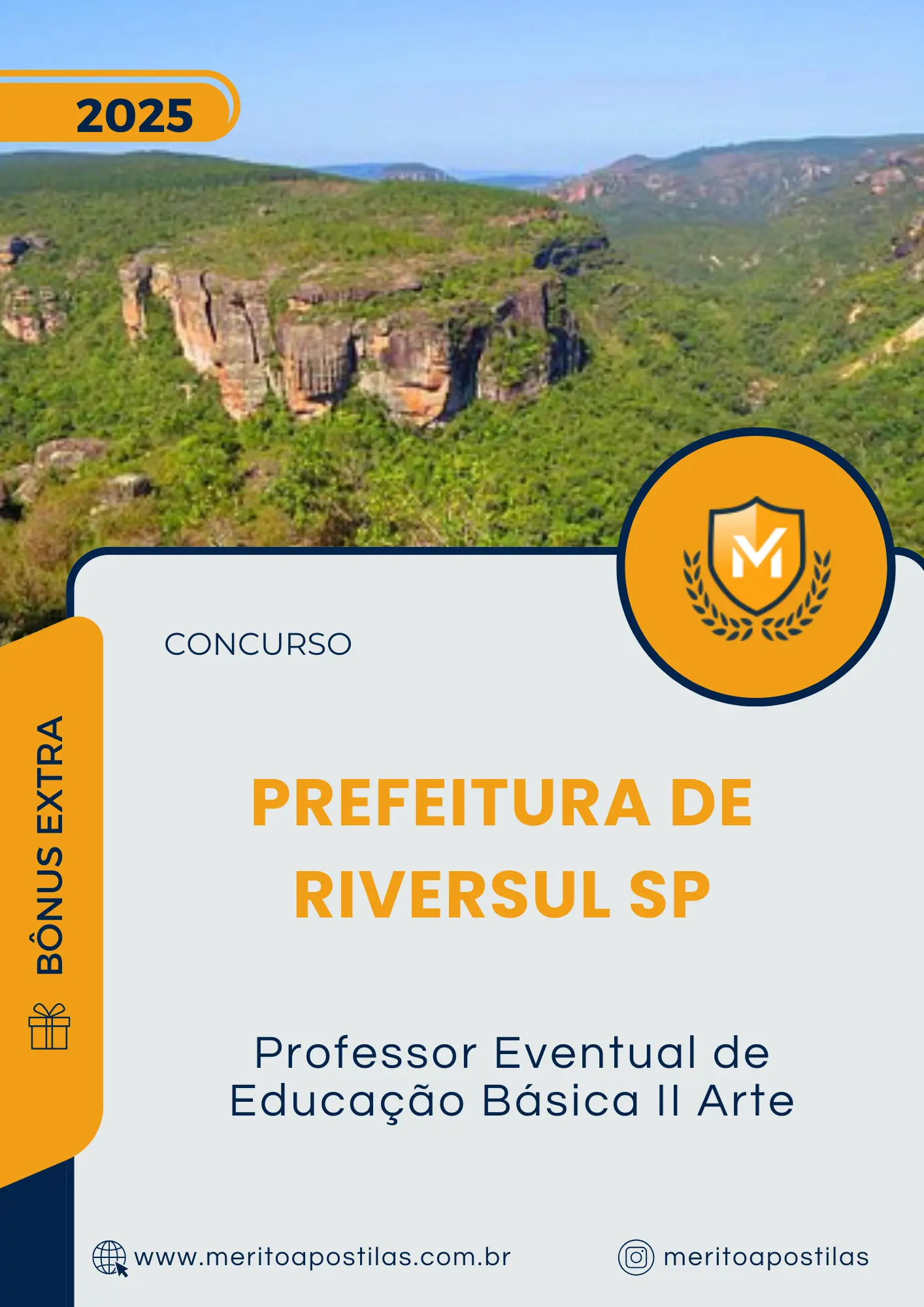 Apostila Professor Eventual de Educação Básica II Arte Prefeitura de Riversul SP 2025