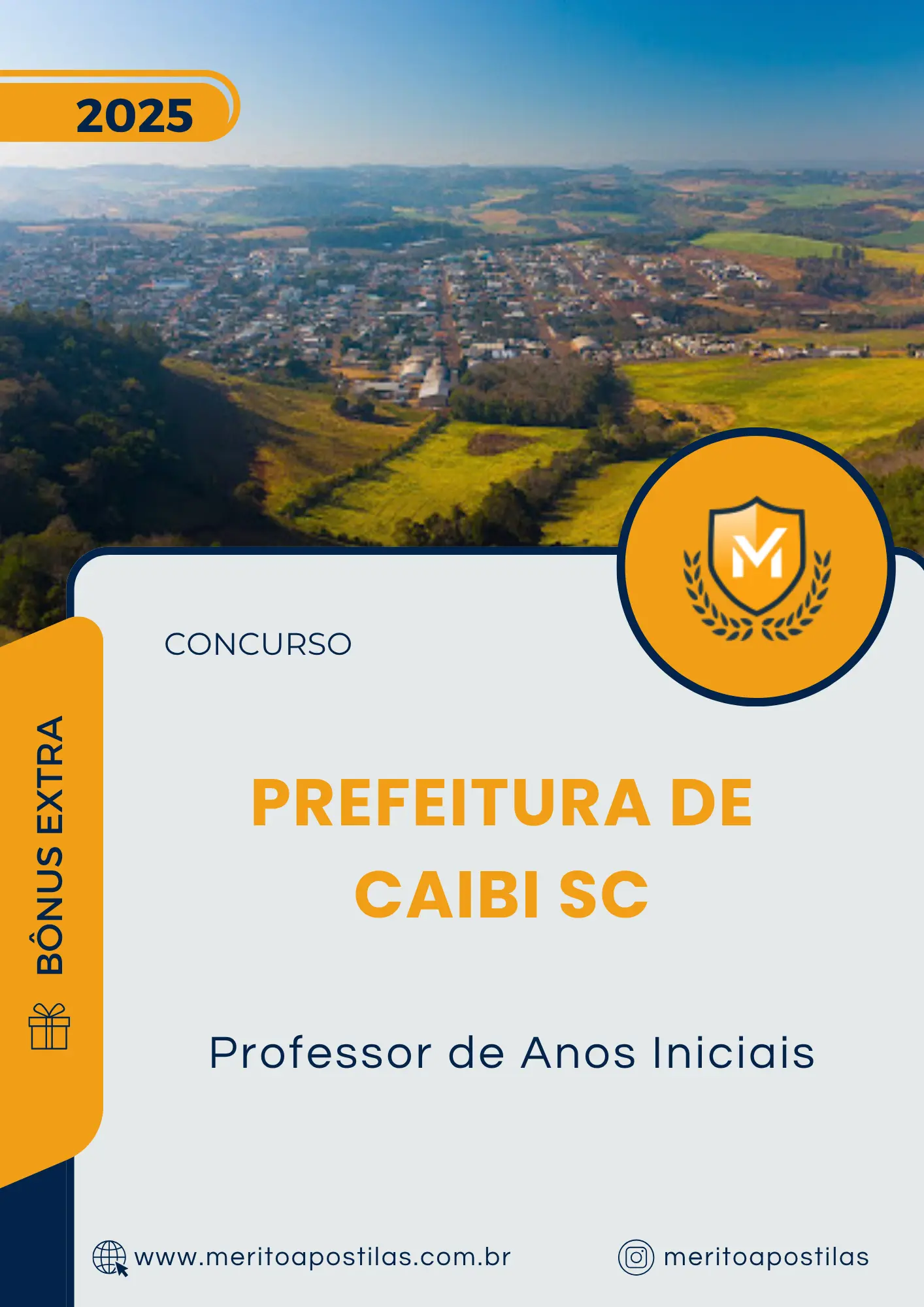 Apostila Professor de Anos Iniciais Prefeitura de Caibi SC 2025