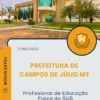 Apostila Profissional de Educação Física do SUS Prefeitura de Campos de Júlio MT 2025