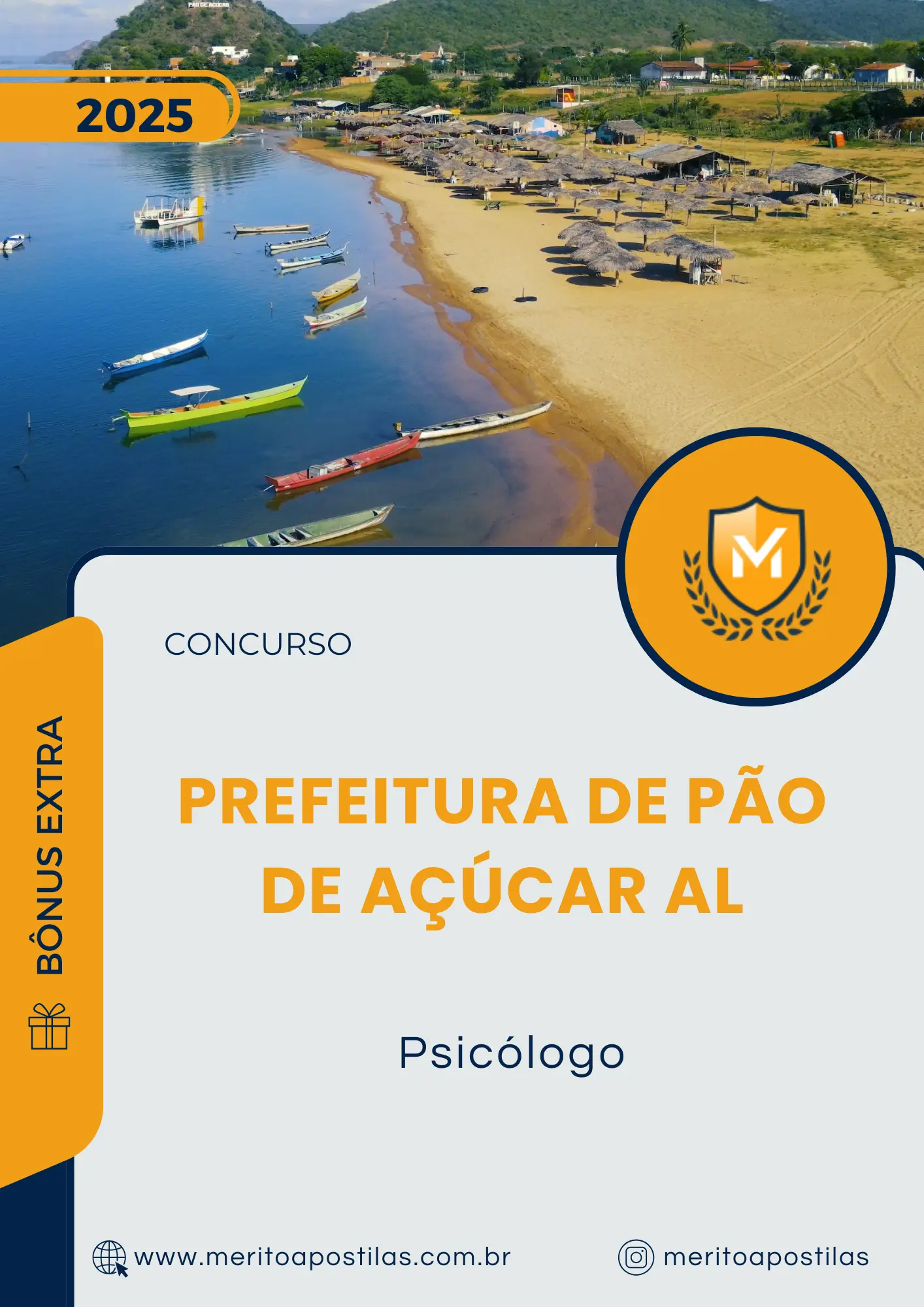 Apostila Psicólogo Concurso Prefeitura de Pão de Açúcar AL 2025