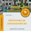 Apostila Secretário Escolar Prefeitura de Jaguaquara BA 2025