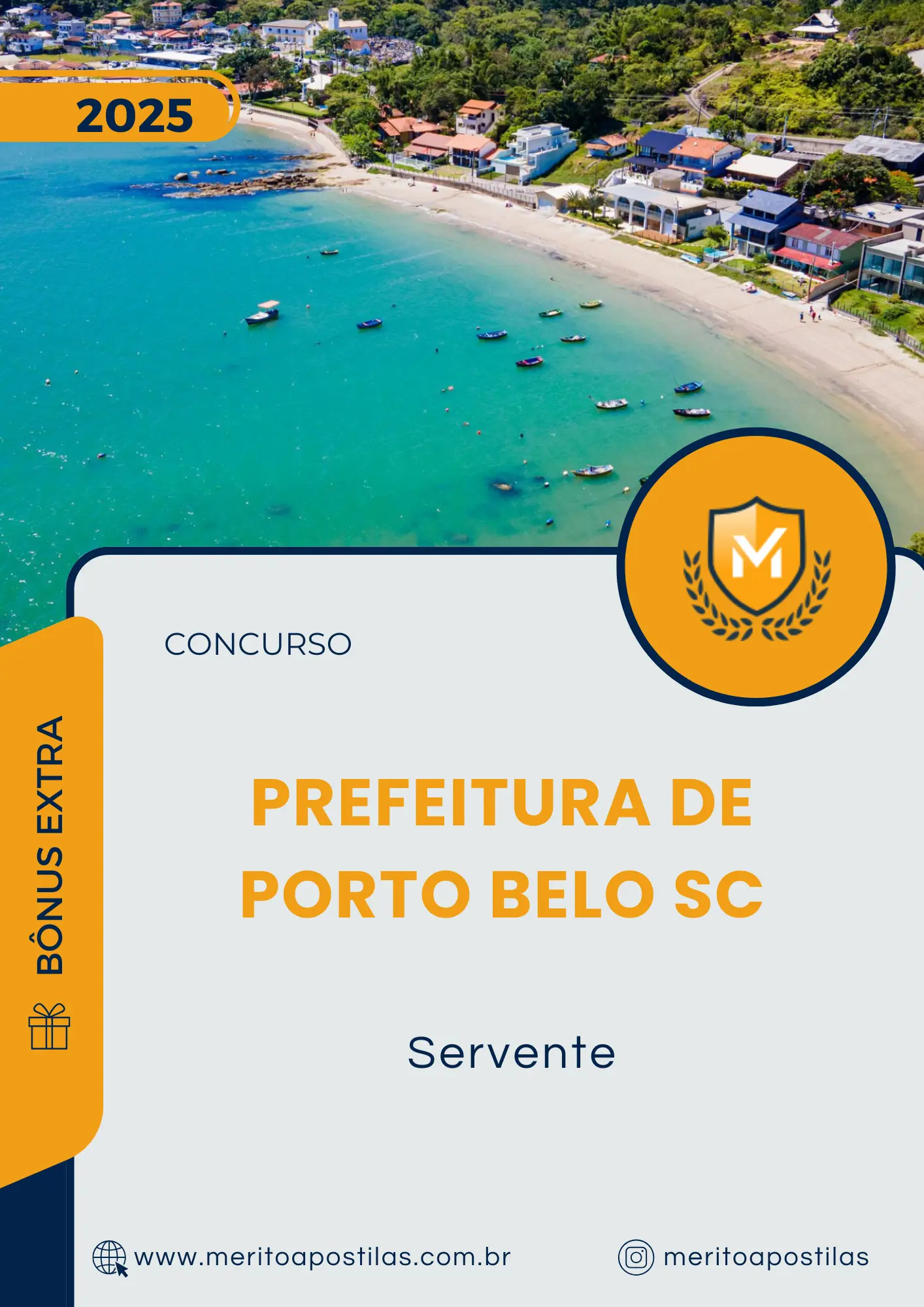Apostila Servente Prefeitura de Porto Belo SC 2025