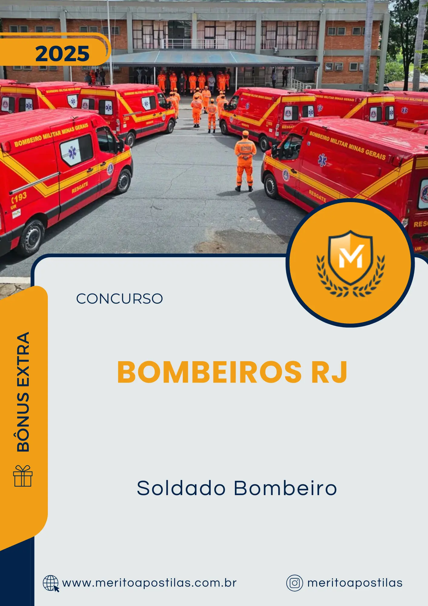 Apostila Soldado Bombeiro Concurso Bombeiros RJ 2025