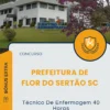 Apostila Técnico De Enfermagem 40 Horas Prefeitura de Flor do Sertão SC 2025