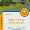 Apostila Técnico em Material e Patrimônio Prefeitura de Dourado SP 2025
