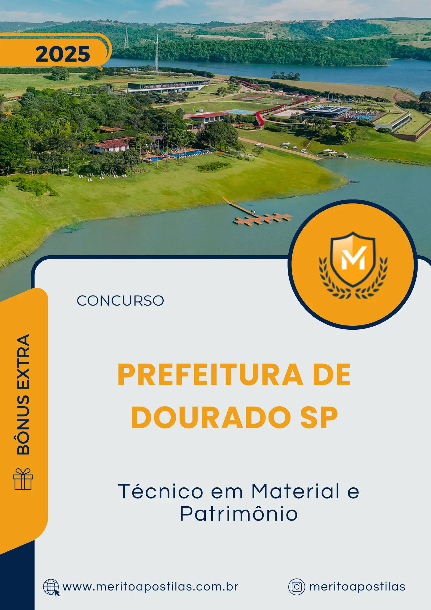 Apostila Técnico em Material e Patrimônio Prefeitura de Dourado SP 2025