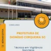 Apostila Técnico em Vigilância Sanitária Prefeitura de Dionísio Cerqueira SC 2025