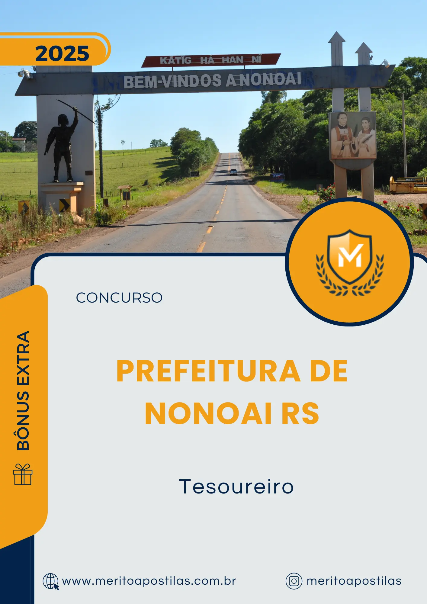 Apostila Tesoureiro Prefeitura de Nonoai RS 2025