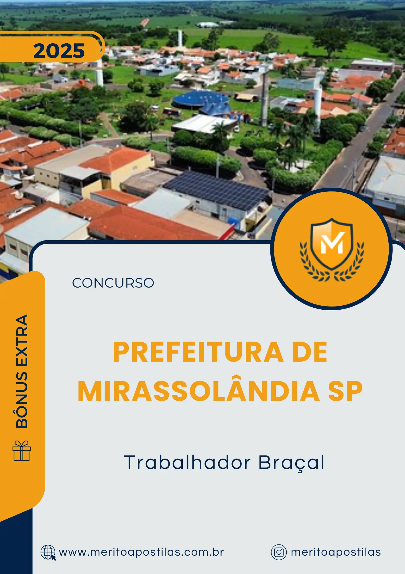 Apostila Trabalhador Braçal Prefeitura de Mirassolândia SP 2025