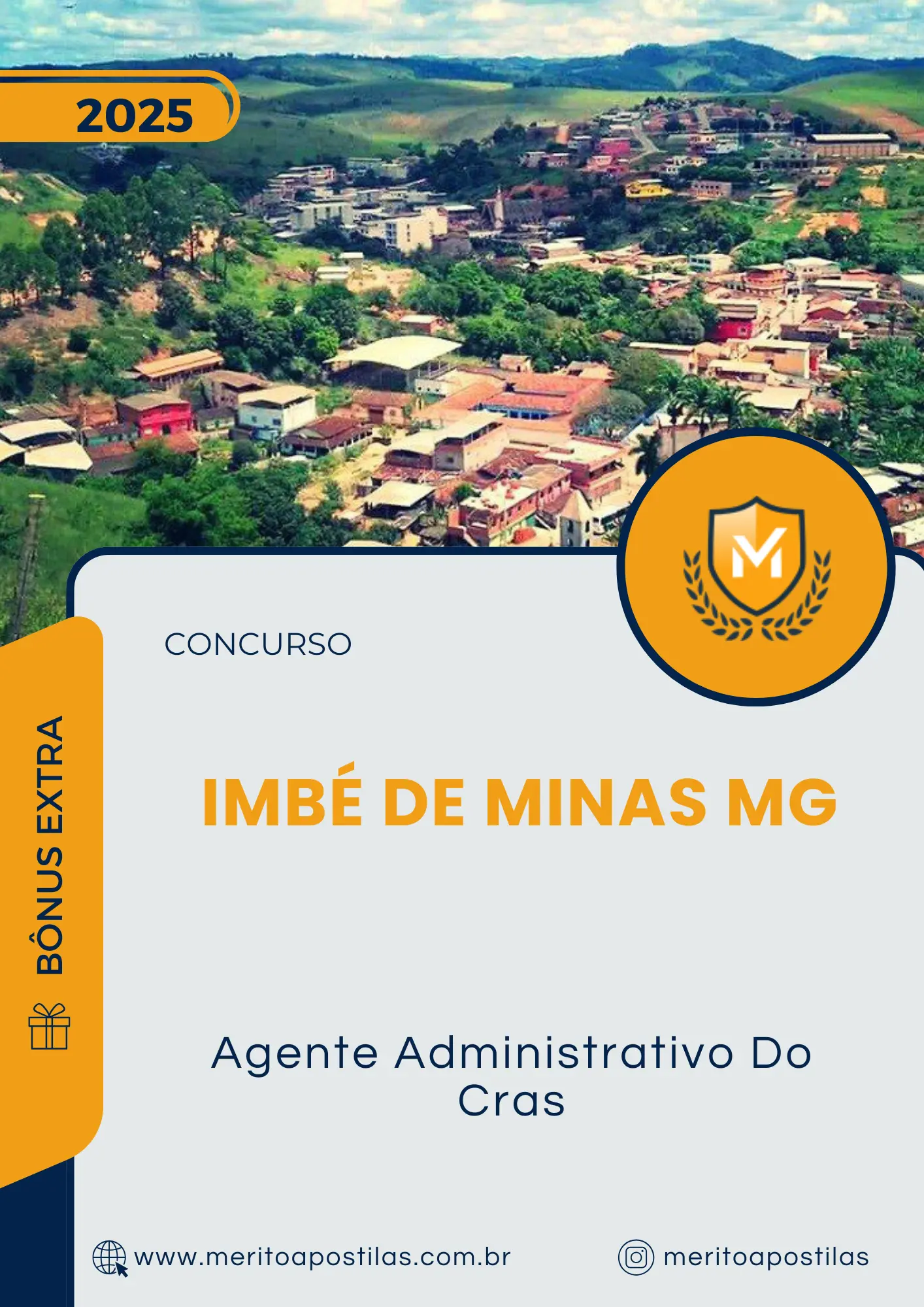 Apostila Agente Administrativo Do CRAS Prefeitura de Imbé de Minas MG 2025
