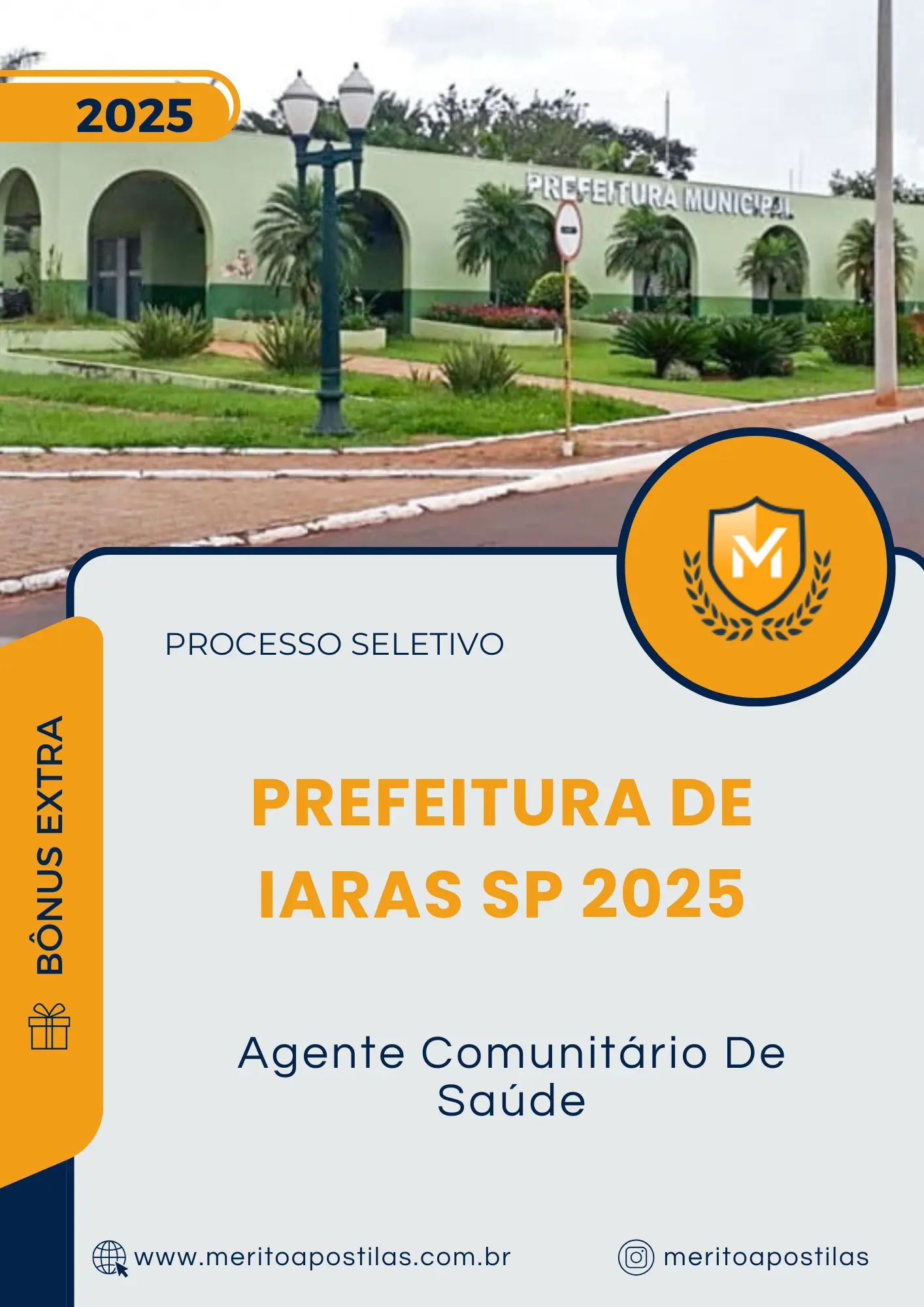 Apostila Agente Comunitário De Saúde Prefeitura de Iaras SP 2025