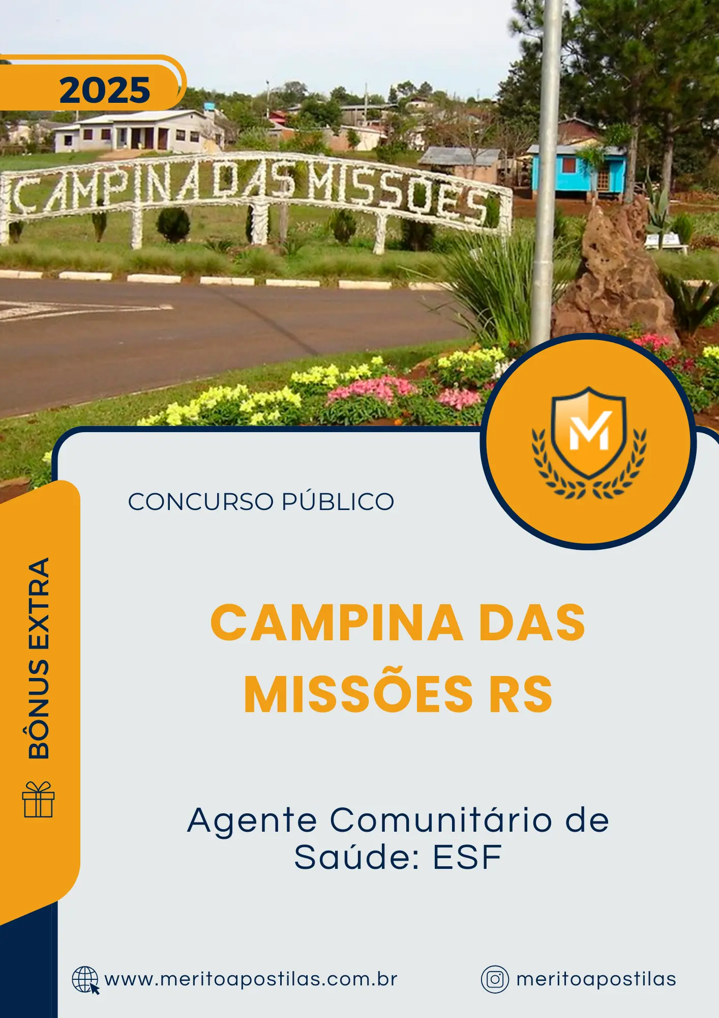 Apostila Agente Comunitário de Saúde ESF Prefeitura de Campina das Missões RS 2025