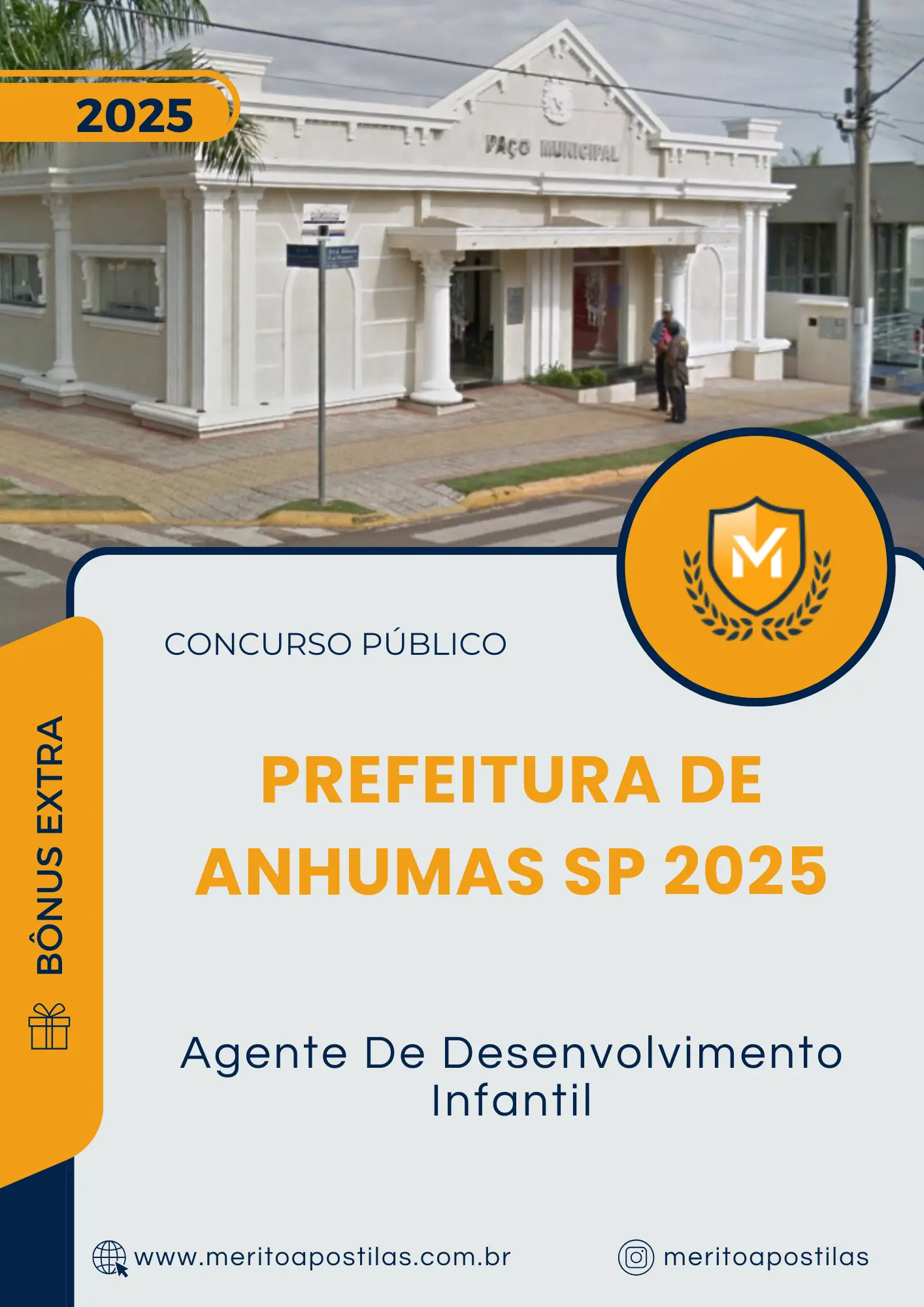 Apostila Agente De Desenvolvimento Infantil Prefeitura de Anhumas SP 2025