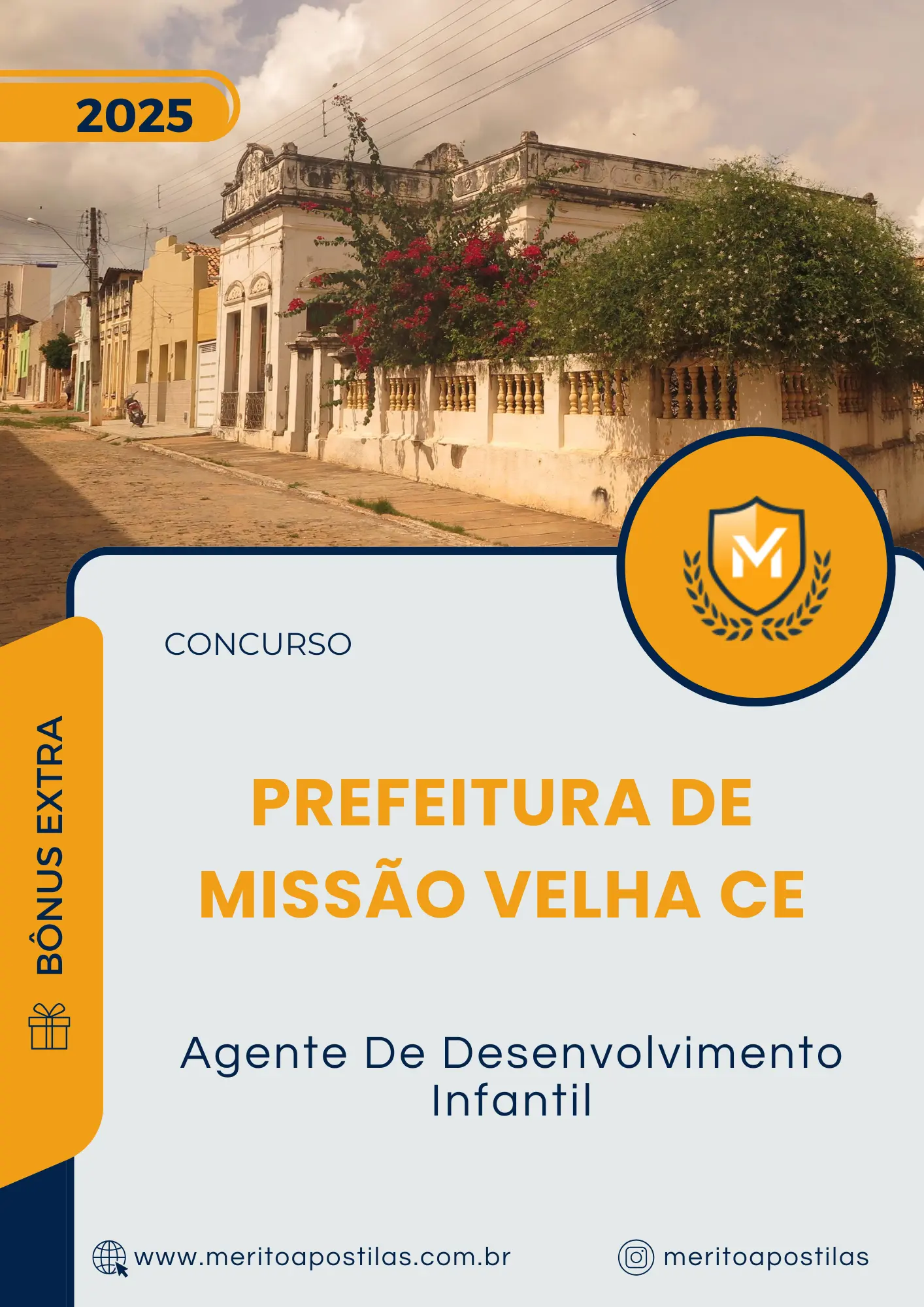Apostila Agente De Desenvolvimento Infantil Prefeitura de Missão Velha CE 2025