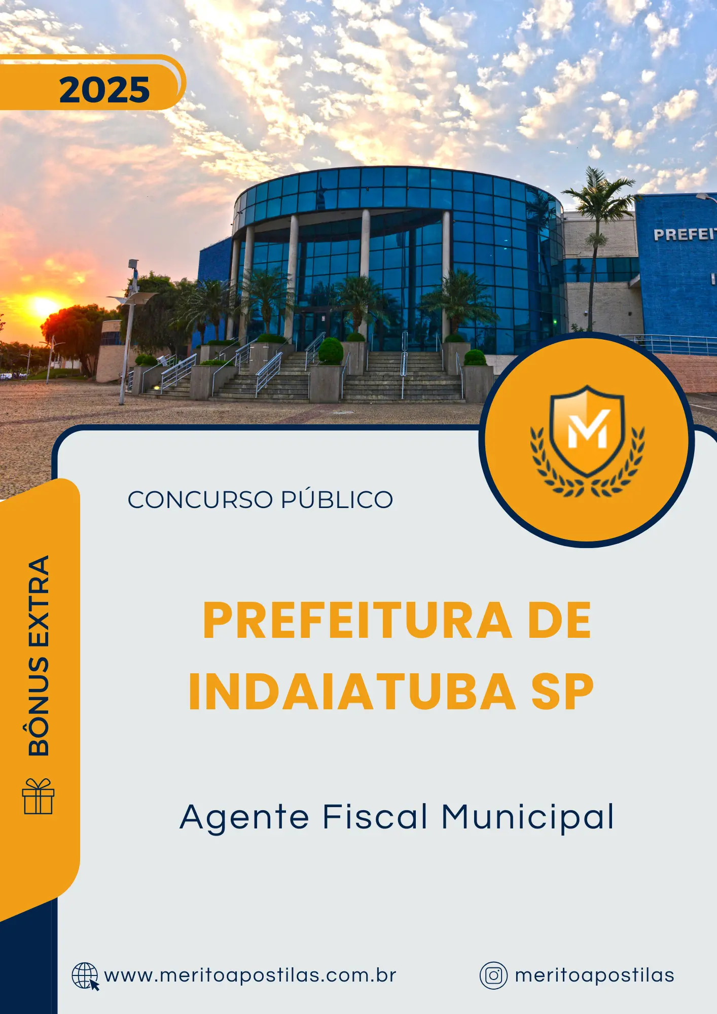 Apostila Agente Fiscal Municipal Prefeitura de Indaiatuba SP 2025
