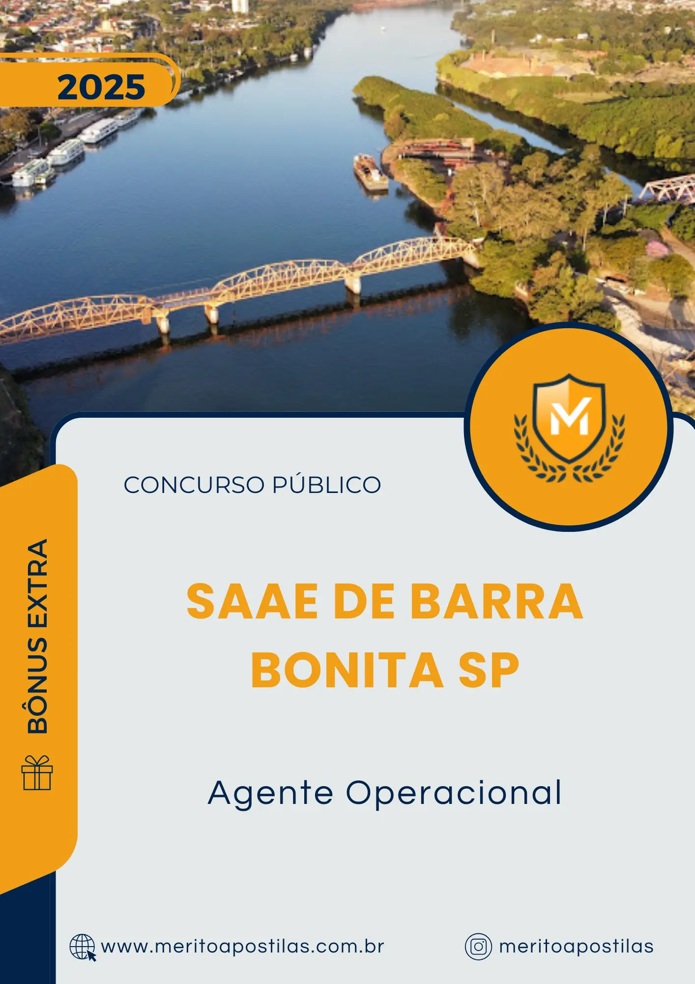 Apostila Agente Operacional Concurso SAAE de Barra Bonita SP 2025