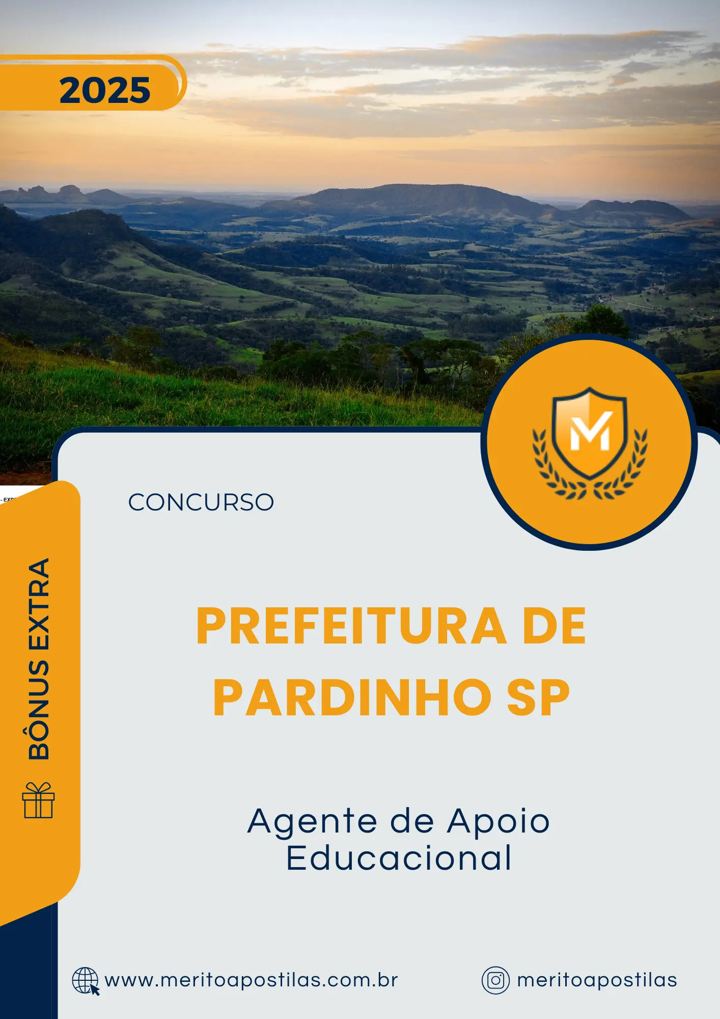Apostila Agente de Apoio Educacional Prefeitura de Pardinho SP 2025