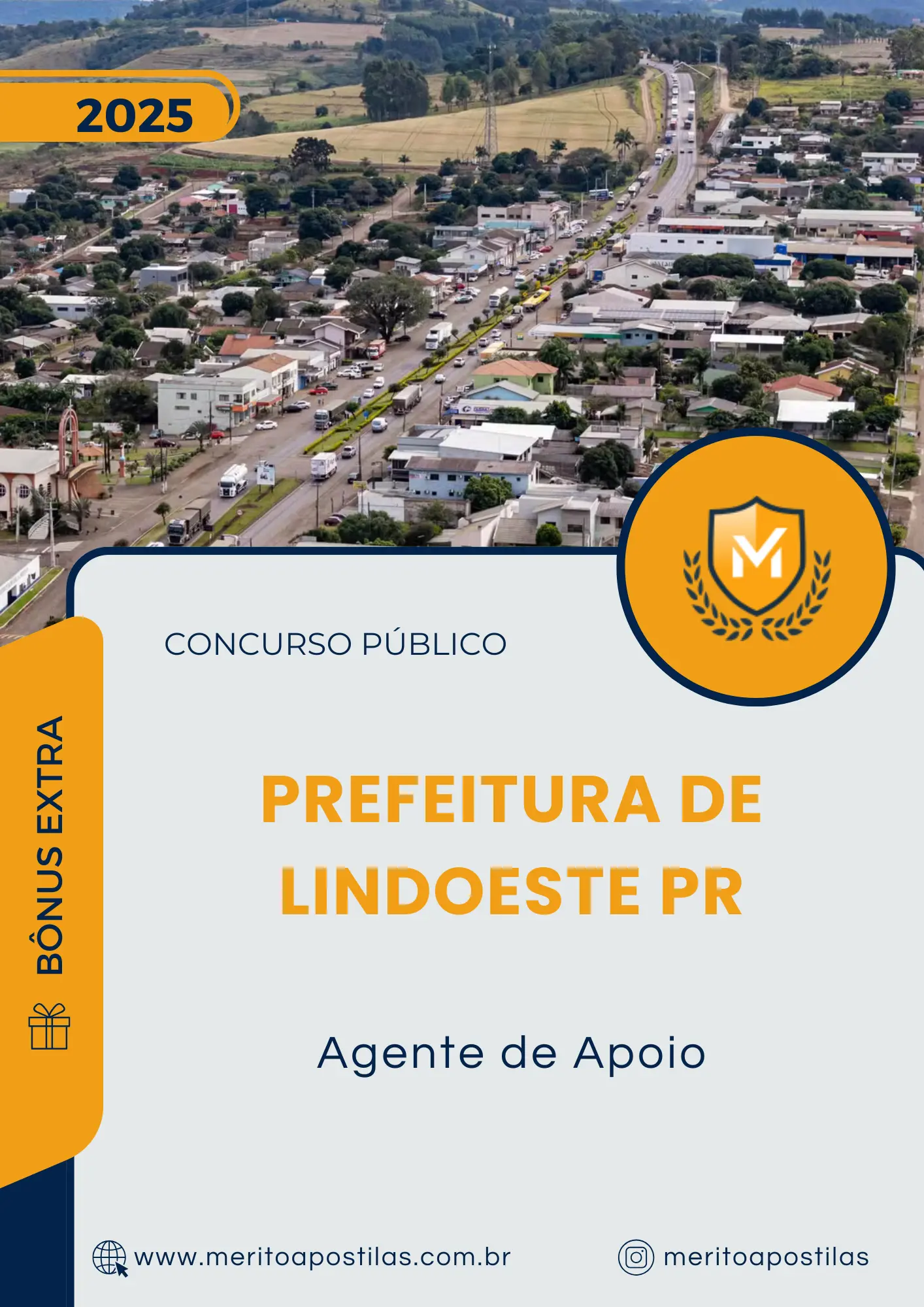 Apostila Agente de Apoio Prefeitura de Lindoeste PR 2025