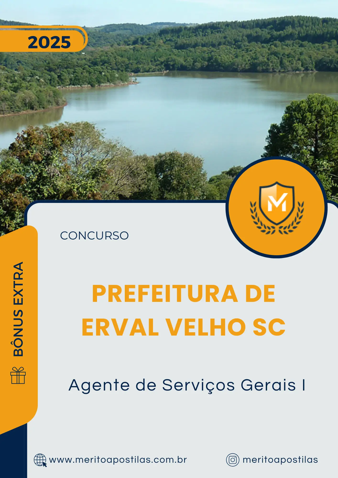 Apostila Agente de Serviços Gerais I Prefeitura de Erval Velho SC 2025