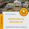 Apostila Ajudante De Serviços Gerais Prefeitura de Dracena SP 2025