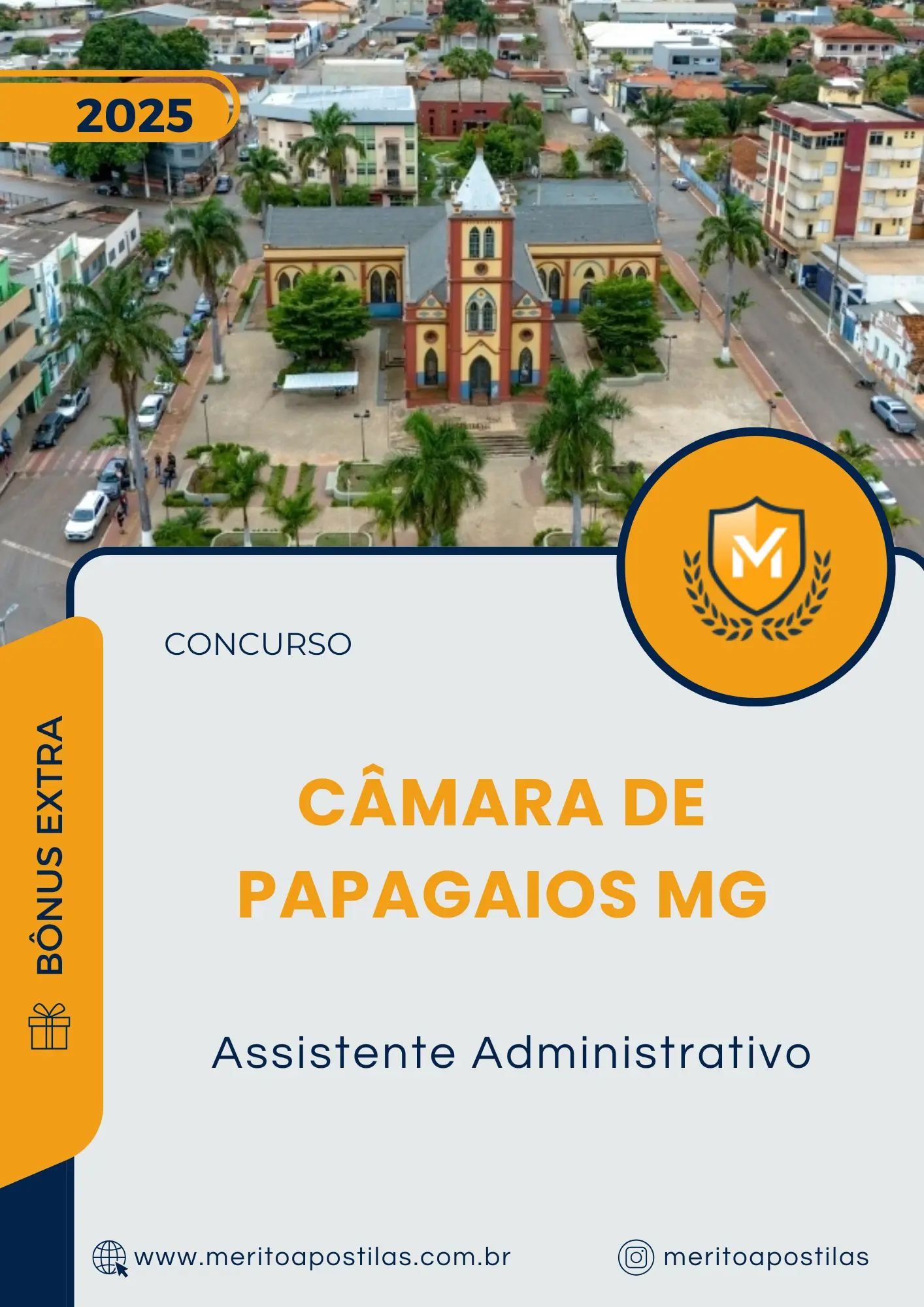 Apostila Assistente Administrativo Câmara de Papagaios MG 2025