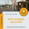 Apostila Assistente Administrativo Prefeitura de Nova Aliança do Ivaí PR 2025