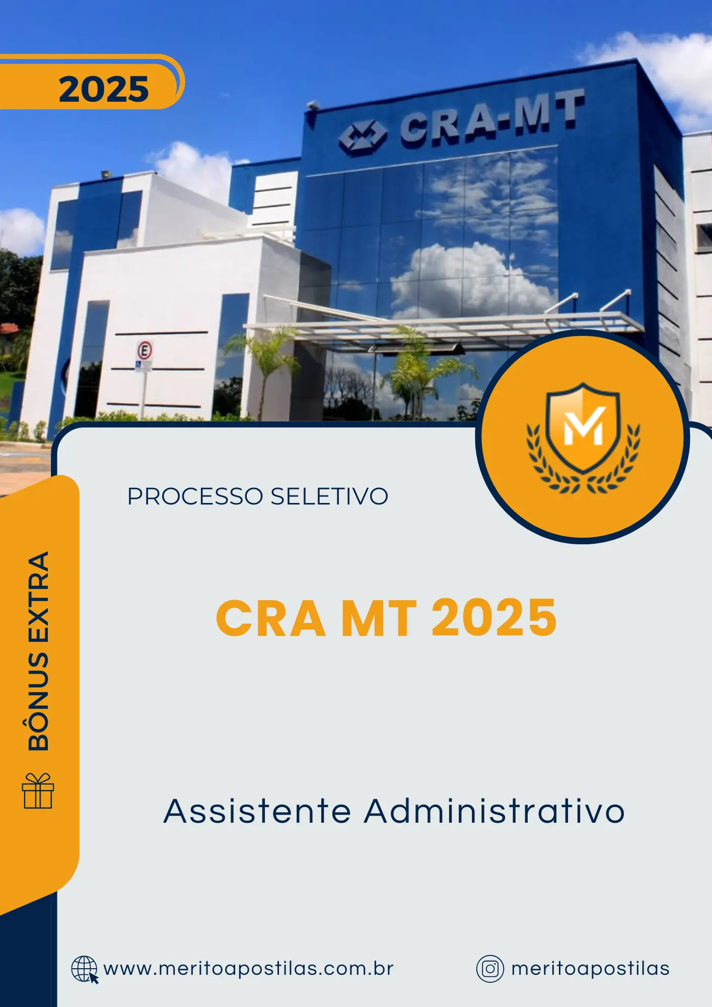 Apostila Assistente Administrativo Processo Seletivo CRA MT 2025