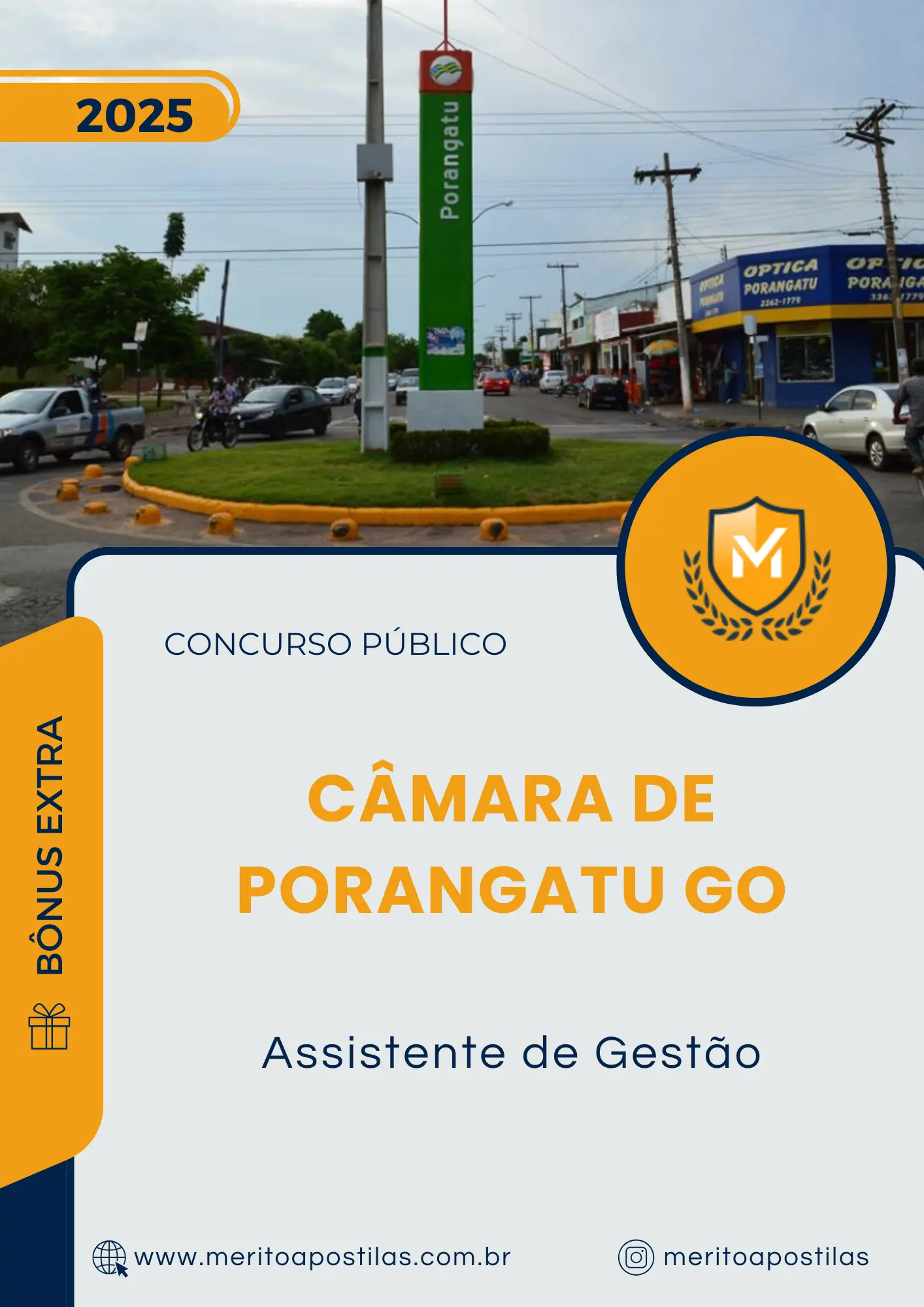 Apostila Assistente de Gestão Câmara de Porangatu GO 2025