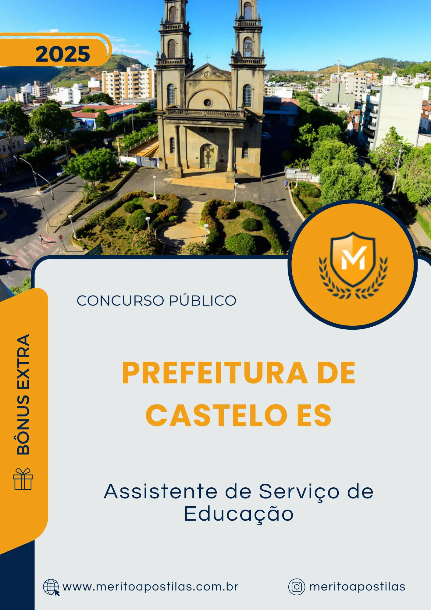 Apostila Assistente de Serviço de Educação Prefeitura de Castelo ES 2025