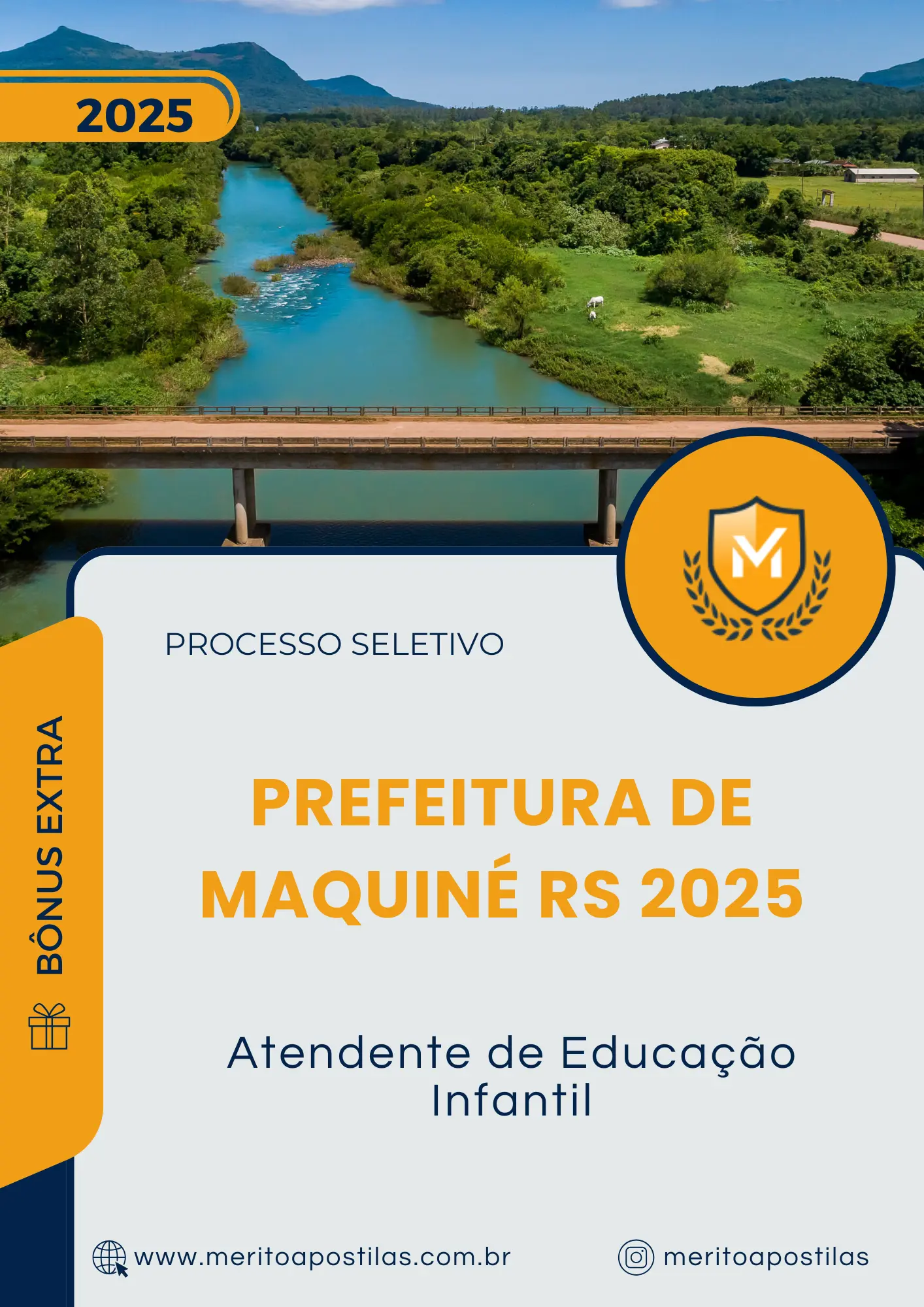 Apostila Atendente de Educação Infantil Prefeitura de Maquiné RS 2025