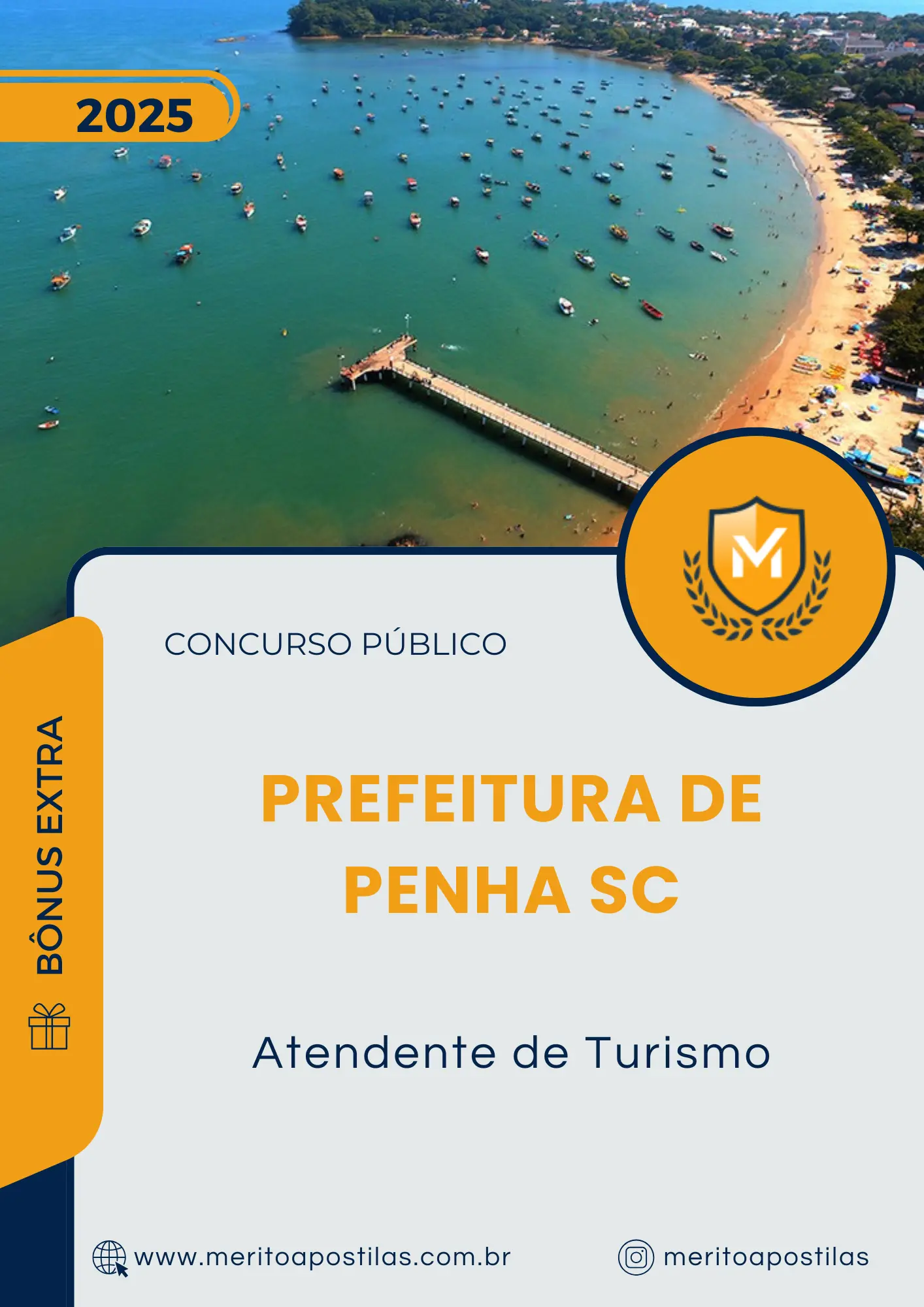 Apostila Atendente de Turismo Prefeitura de Penha SC 2025