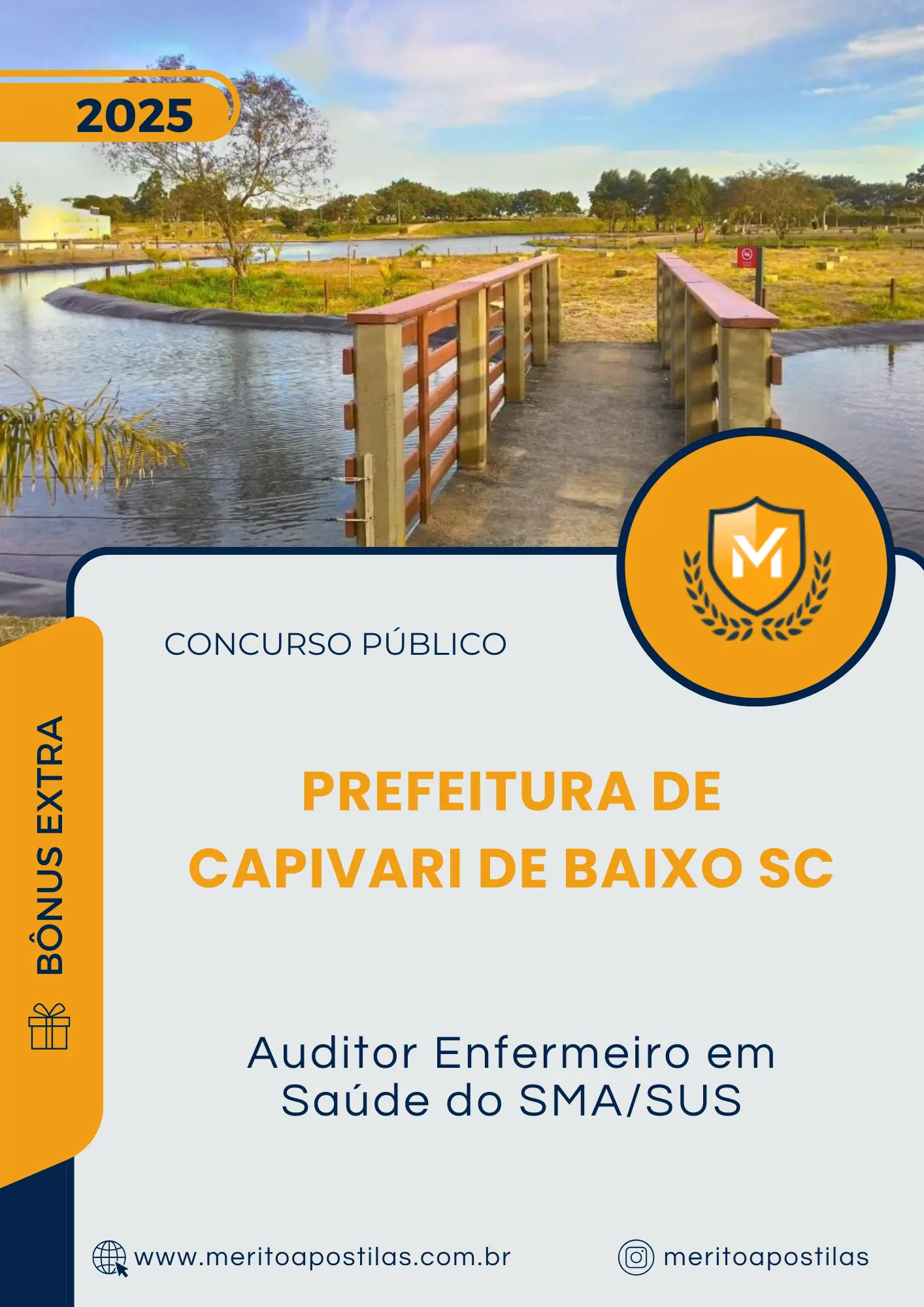 Apostila Auditor Enfermeiro em Saúde do SMA SUS Prefeitura de Capivari de Baixo SC 2025